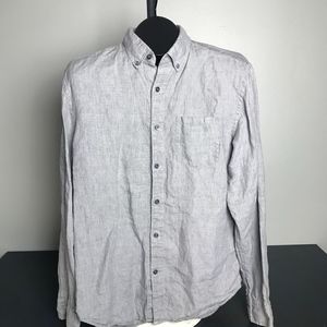 Banana Republic Mens Camden Fit Linen Shirt